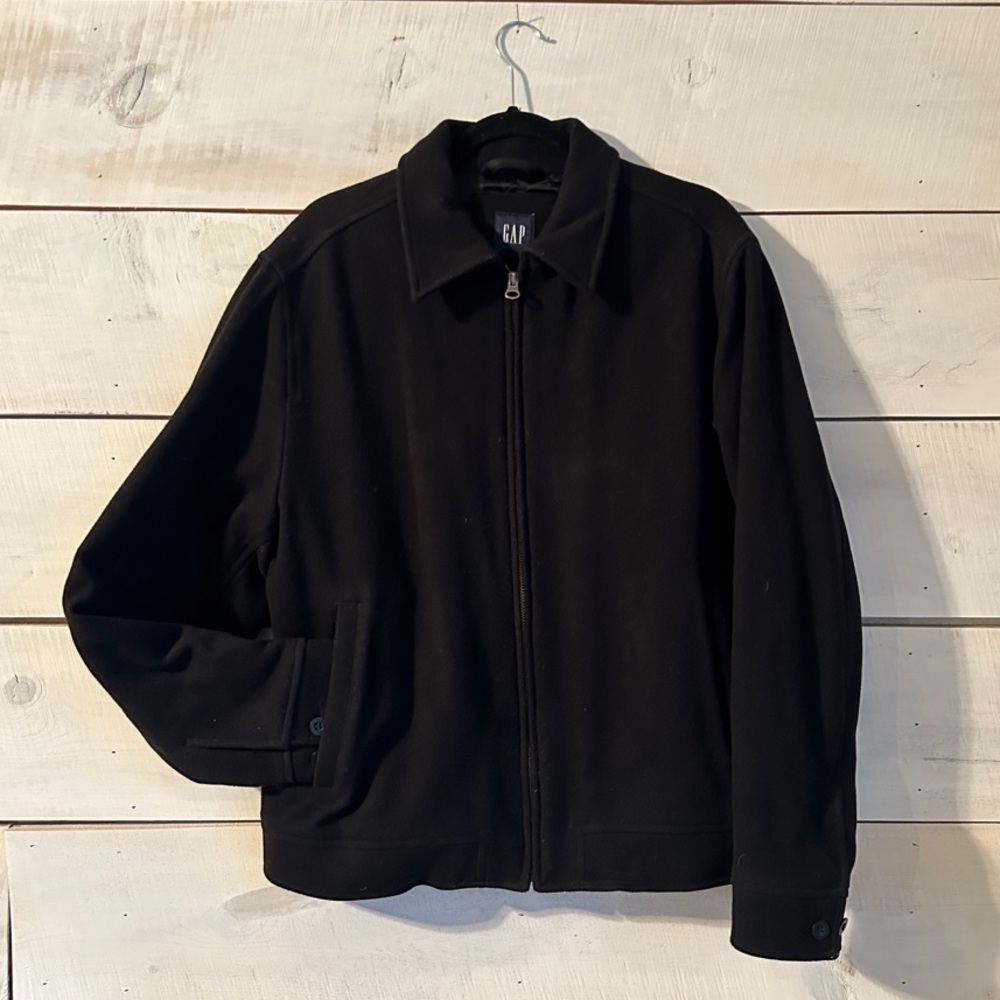 GAP Black Wool Peacoat